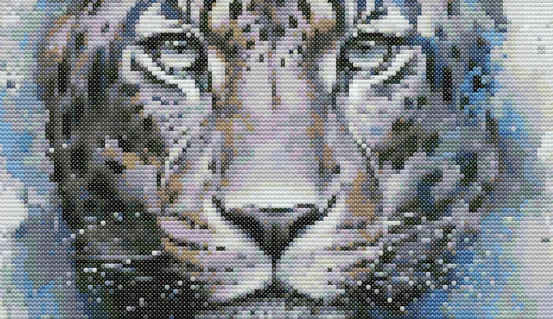 Схема вишивки хрестиком "Магічний леопард"