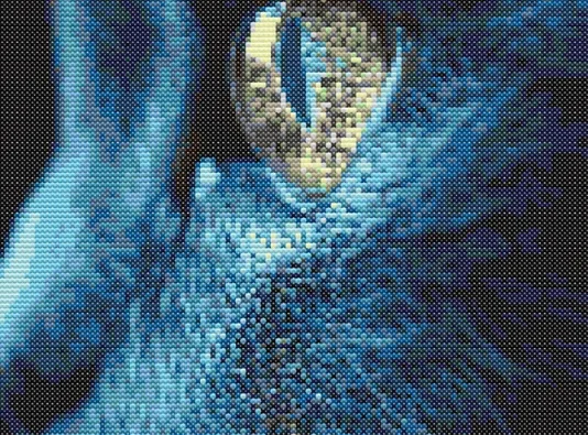 Cross-stitch pattern: "Catʼs eye"