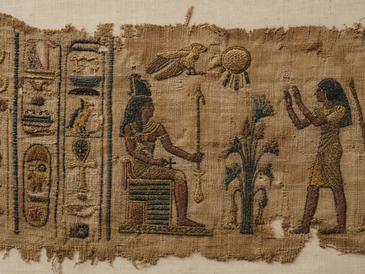 Artistic Reconstruction of Ancient Egyptian Embroidery