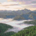 Cross-stitch pattern: "Mystical Carpathians"