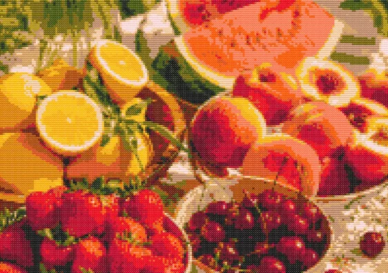 Cross-stitch pattern: "Taste of Summer"